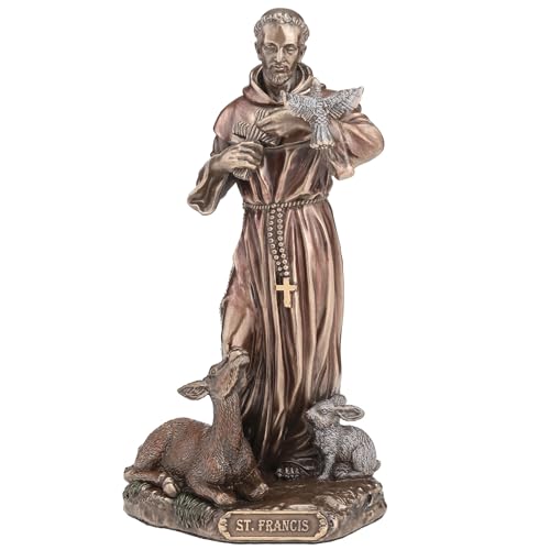 Figura Decorativa San Francisco de Asís 6.1 pulg miniatura 7