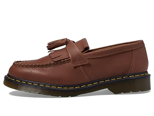 Image of Dr. Martens Men's Adrian Carrara Loafers, Saddle Tan, 8 Medium US