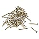 QUARKZMAN Kleine winzige Messingnägel 1,2x12mm für DIY Dekorative Bilder Holzkisten Haushaltszubehör 50 Stück