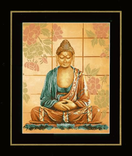 Lanarte Counted Cross Stitch Kit: Buddha (Evenweave)