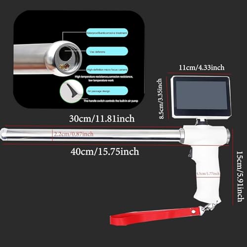 Pistolet do sztucznej inseminacji, pistolet do wizualnej inseminacji, pistolet do wizualnej sztucznej inseminacji z obrotowym ekranem, idealny dla świń/owiec/psów/krów
