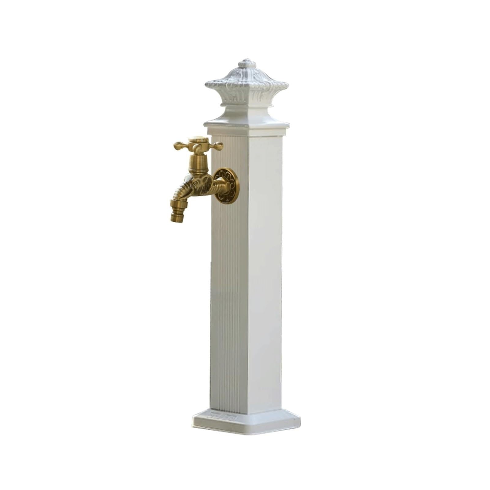 XDLEDMKIZ Garden Water Column Decorative Fountain Antifreeze Water Tap Hose Stand with Faucet Garden Water Dispenser