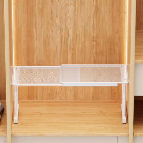 Targinler 収納棚 クローゼット 収納/押し入れ 収納 横伸縮 押入れ整理ラック 通気性も (幅39～65cm 奥行25cm 高さ22cm)