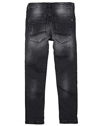 Junior Boy's Black Denim Pants in Distressed Look, Sizes 8-162