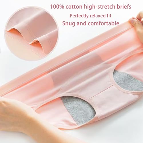 Image of Women's double-layer underwear, 95% cotton, comfortable and close-fitting, move however you want.