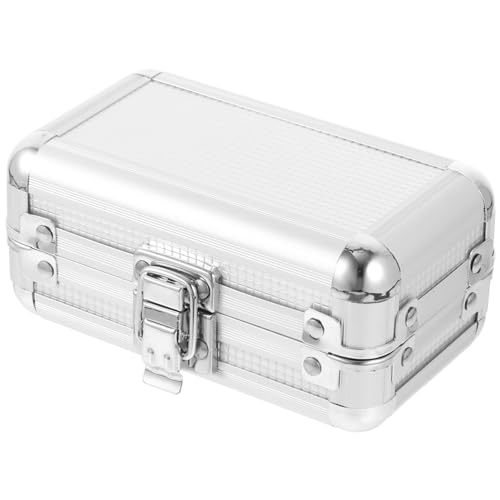FELTECHELECTR Telescope Filters Case Hard Aluminum Case Eyepieces Filter Storage Holder Compact Aluminum Carry