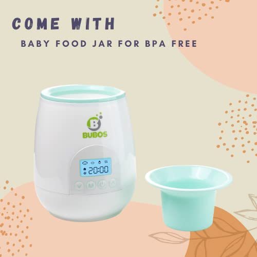 Bubos Bottle Warmer, 4-In -1 Baby Bottle Warmer For Breastmilk, Universal Bottle Support, Auto-Shut Off, Bpa Free, Baby Food Jar Included Support, Auto-Shut Off, Bpa Free, Baby Food Jar Included #TOP6
