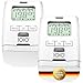 Produktbild 2 Stück IOIO Elektronisches Heizungsthermostat HT 2000 | Heizkosten sparen bis 30% | Made in Germany | Einfache Installation | Heizkörperthermostat | Heizkörper Heizungsregler | Heizthermostat