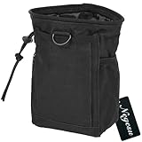 [ネグエス] ダンプポーチ マガジン ミリタリー タクティカル サバゲー molle ユーティリティ 腰袋 黒 迷彩 マルチカム 装備 マガジン入れ 収納袋 MOLLEシステム対応 アウトドア キャンプ 小物入れ 黒