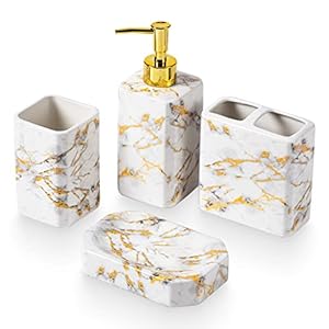 4 Piece Bathroom Accessories Set &#...