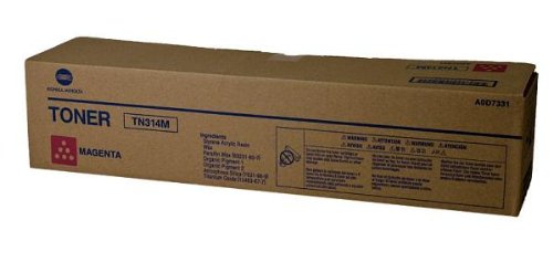 Toner TN314M Magenta Konica Minolta Bizhub C353 authentique A0D7351 pour un rendu colorimétrique premium