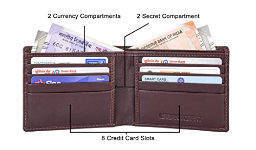 URBAN FOREST George Brown Leather Wallet for Men - Image 3