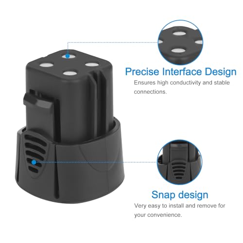 BURGARDEN Bateria 4,8V 3500mAh Ni-MH 755-01 para Dremel 7300-PT, Dremel 7300-N/8, Dremel 755-01 Drem