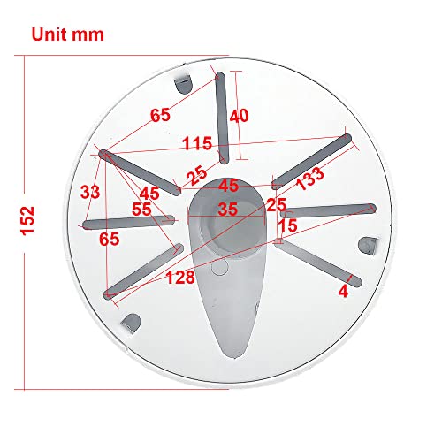 OdiySurveil 250mm/10 inch Security Camera J Type Wall Mount Bracket, Dome Camera Mount Universal Camera Wall Mounting Bracket/IP Camera for CCTV Security Camera - Thumbnail 3