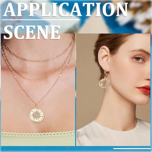 Breloques soleil lune en zircone contre les bijoux DIY ternes - 5