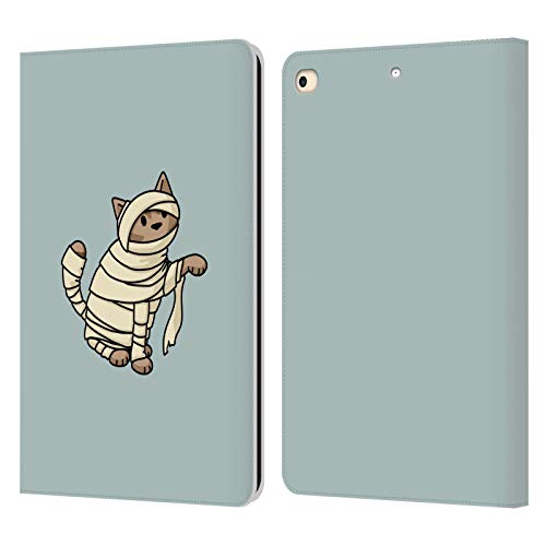 Étui portefeuille iPad 9.7 2017 cuir Beth Wilson Halloween housse de protection tablette Apple
