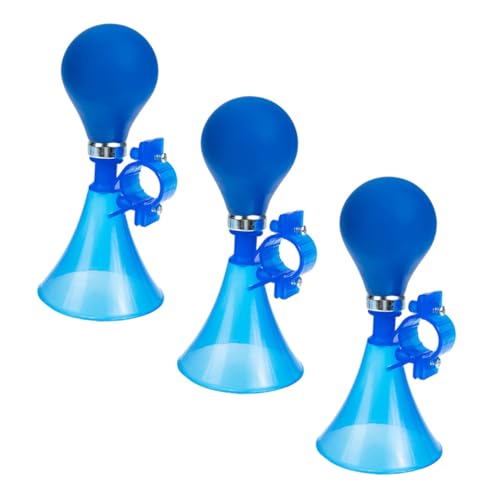 FRCOLOR 3個 自転車用エアホーン 小型コンパクト 耐久性 自転車ハンドルバー取付可能 大音量で 警告用 バイクアクセサリー兼用