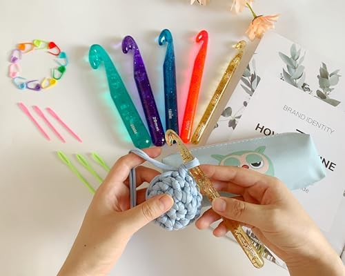 Large Crochet Hooks,25mm 20mm 18mm 15mm 12mm Crochet Hooks - 2