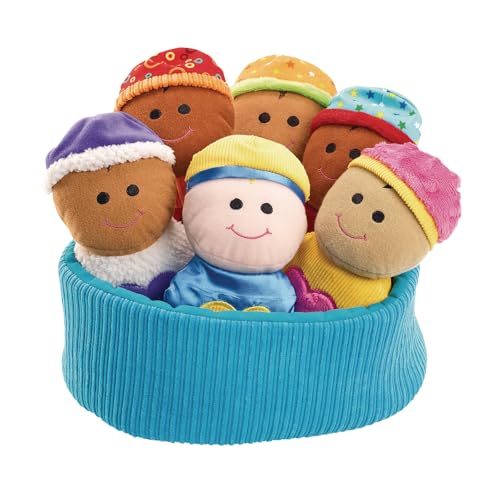 Set de 6 muñecos sensoriales para bebés y niños pequeños miniatura 1