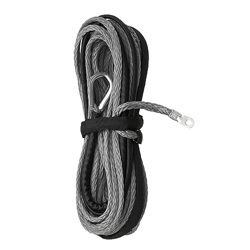 Cable de cabrestante remolque 15m cuerda fibra sintética 7000lbs para ATV UTV SUV