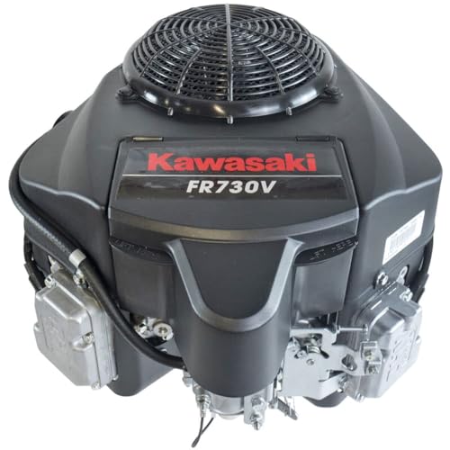 Kawasaki FR730V-S00 24 HP 726cc Vertical V-Twin Engine 1' x 3-5/32' Oil and Fuel Treatment