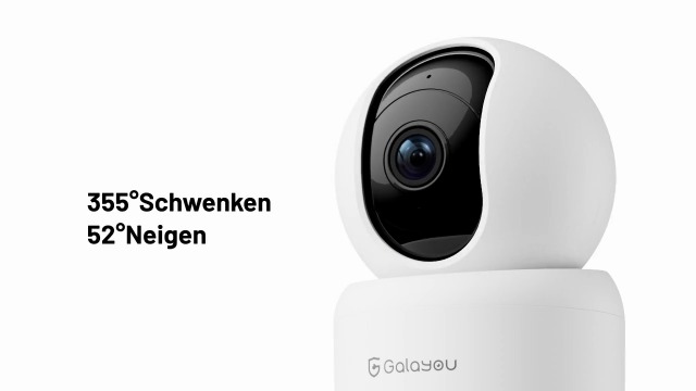 YESKANO 2K Überwachungskamera 2er Pack - 360° PTZ Mit Nachtsicht