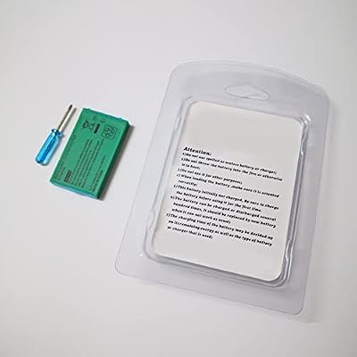 for GBA Battery, 850mAh Lithium Ion Battery with Screwdriver, Battery Pack Replacement Compatible with GBA SP Game Consoles 3.7V