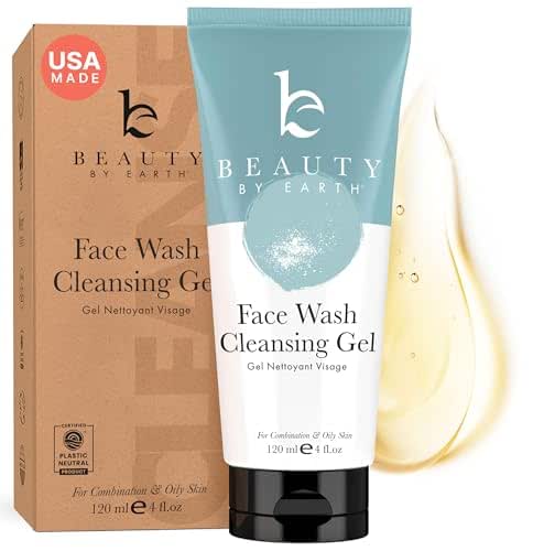 Beauty by Earth Clean Face Wash - USA Made with