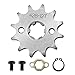 Saihisday 428 Chain Sprocket 12T 17mm Front Engine Sprocket Compatible with 50cc 70cc 110cc 125cc 140cc 160cc ATV Dirt Bike Quad TaoTao Roketa Sunl