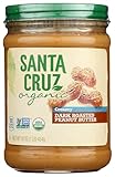 SANTA CRUZ ORGANIC Organic Dark Roasted Creamy Peanut Butter, 16 OZ
