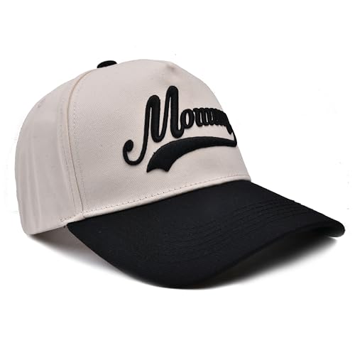 Gorra Trucker Mom para Mujer Ajustable Vintage Beige miniatura 6