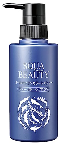 スクワビューティ オールインワンカラーシャンプー 白髪ケア オールインワン ヘアケア ディープダークブラウン うるおい ハリ 頭皮ケア 300mL 白髪用シャンプー トリートメント Z13K001 スクワビューティ オールインワンカラーシャンプー 白髪ケア オールインワン ヘアケア ディープダークブラウン うるおい ハリ 頭皮ケア 300mL 白髪用シャンプー トリートメント Z13K001