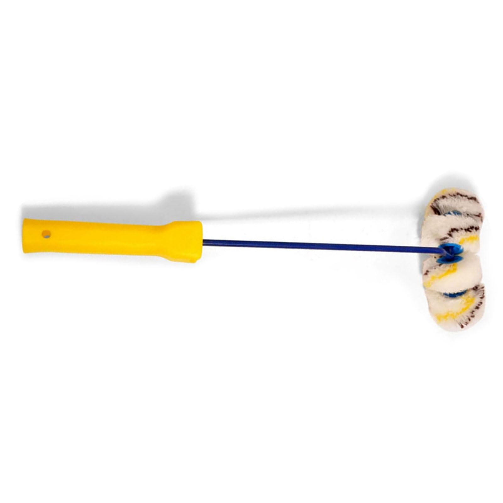 Hangsu 4 Rounds Multipurpose Angled Paint Roller Professional Painting Tool Tube Roller Brush For Smooth Application Enduring For Poles Pipe Railings