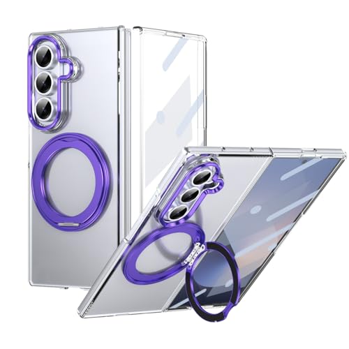 ���d�� �X�}�z�P�[�X Galaxy Z Fold8 Wide �p�̃P�[�X �N���A �܂肽���ݎ� �����O�t�� �X�^���h�@�\ �y�� PC&�����K���X �X�}�z�ی�P�[�X �Ռ��h�~ �J�o�[ �w�ʃJ�o�[[as-nx2768][�p�[�v��]