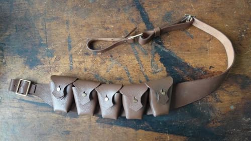 Britisches Kavallerie-Bandolier M.1903 mit 5 Patronentaschen by Zib Miltec