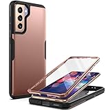 YOUMAKER Designed for Samsung Galaxy S21 Case with Built-in Screen Protector, Full Body Shockproof...