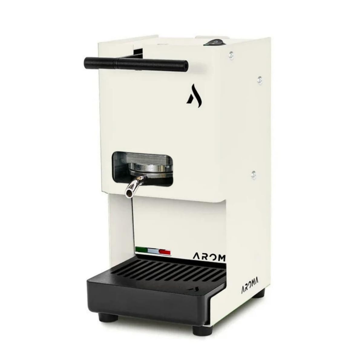 Aroma E.GO, machine à café à dosettes ESE 44 mm, blanc, compacte