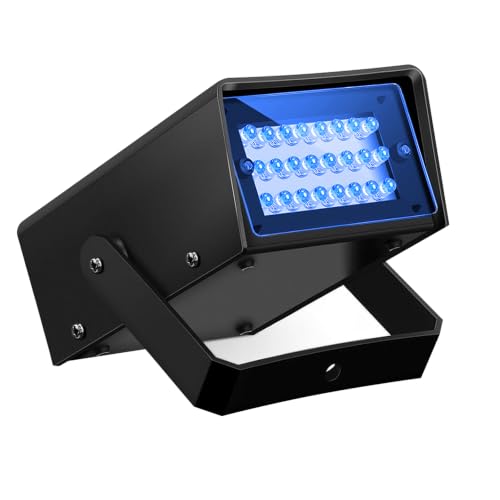 WIOSOUL 24 LED Mini Blue Strobe Light Dance Party Lights Super Bright LED