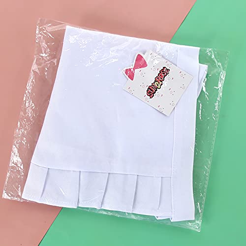 Sun2Rose Girls Cosplay Waist Apron Tight Costume, White Half Apron Kitchen Party Favors Also Fits For Kids Apron (Small) (1) #TOP6