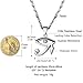 PROSTEEL Eye of Horus Necklace Stainless Steel Egyptian Muslim Islam Allah Women Men Jewelry Eye of Ra African jewelry Spiritual Amulet Protection Gift Vintage