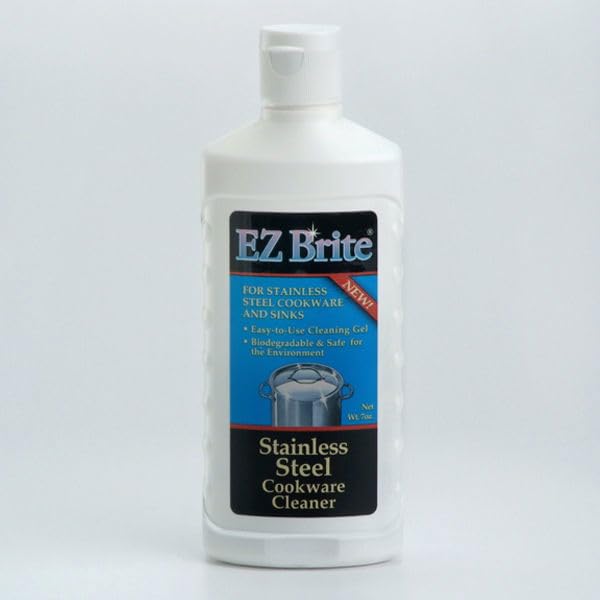 EZ Brite Stainless Steel & Chrome Cleaner Polish 7 oz Gel