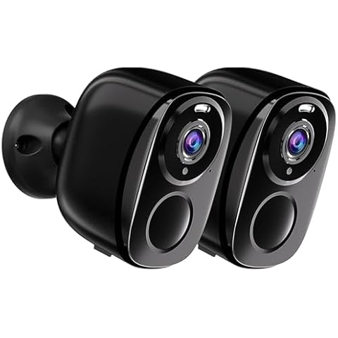 Security Cameras Wireless Outdoor, Battery Powered Security Cameras with IP65 Waterproof, Two-Way Audio, Color Night Vision, No Subscription WiFi Security Camera-1PACK BW4 with Solar Panel (Black) Cover