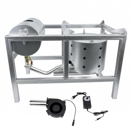 Waste Oil Heater for Garage, DC 12V Used Motor Oil Burner Stove, Portable Multi Fuel Shop Heater for Workshop & Outdoor