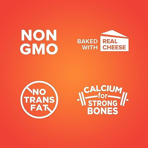 Pure Protein Cheesy Crackers, Cheddar, High Protein Snack, 10G Protein, 1.06 Oz (Pack of 12)