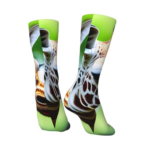 Cartoon Giraffe Sport Socks Cushioned For Brace Comfort Secure Fit & Breathable Sports, Recovery & Daily Wear 1 Pair4