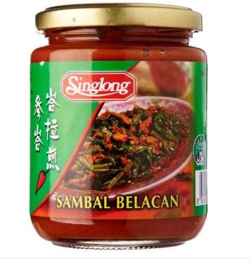 #RT Singlong Sambal Belacan 230g -A mouth watering chili sauce with belacan and garlic, especially delicious on vegetable dishes