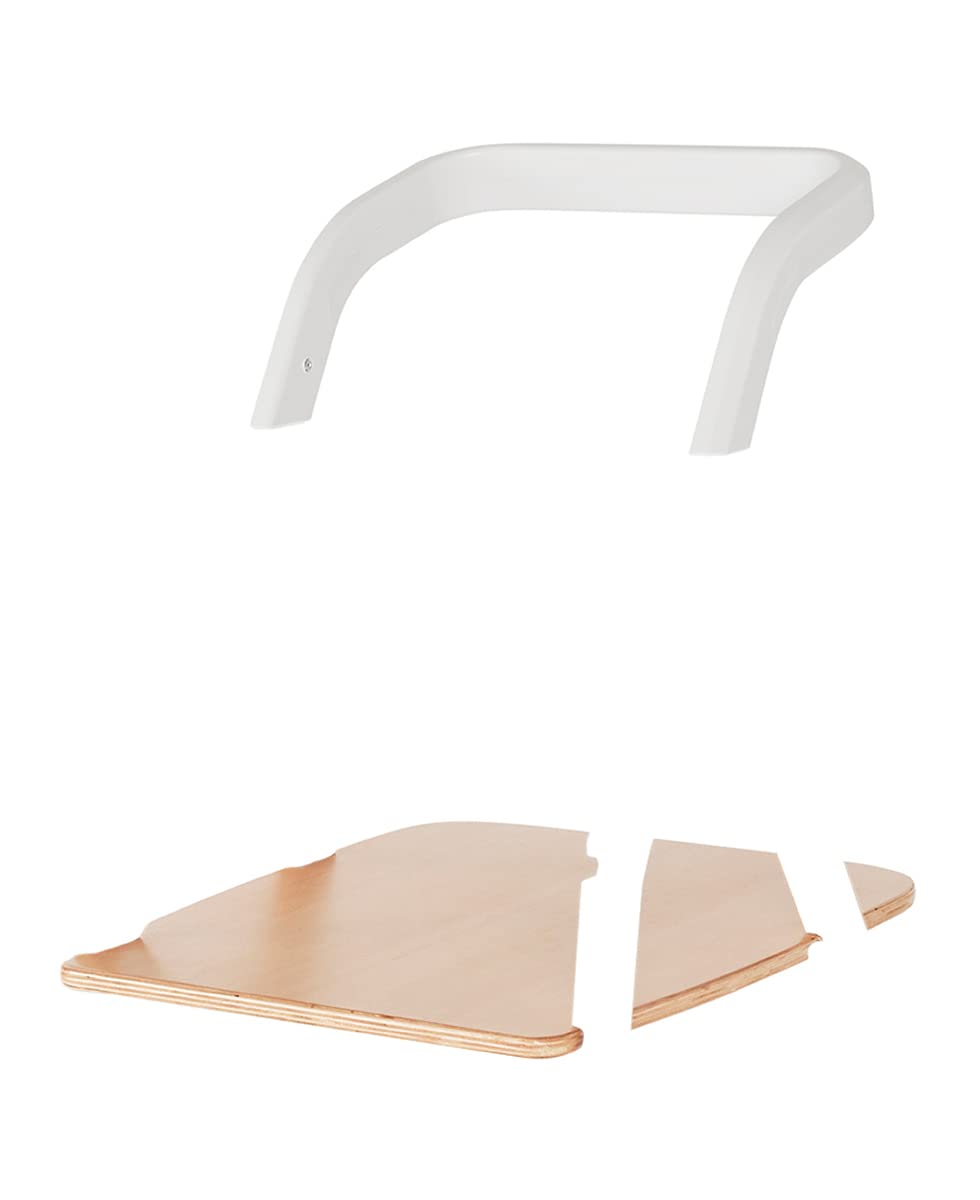 Ergobaby Evolve Kitchen Tower, Zubehör für den Ergobaby Evolve Hochstuhl, Küchenturm für Kleinkinder Mitwachsend ab ca. 2 Jahren bis max. 45,3 kg, Natural Wood