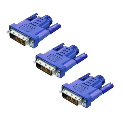 Adaptateur DVI 4K 60Hz pour affichage GPU et moniteur de détection, lot de 3