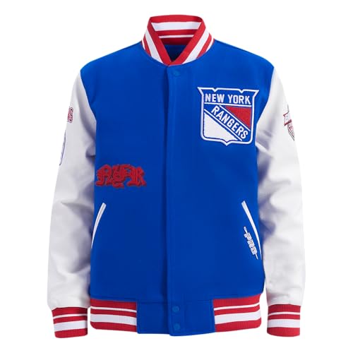 Image of Pro Standard Mens NHL Old English Varsity Jacket