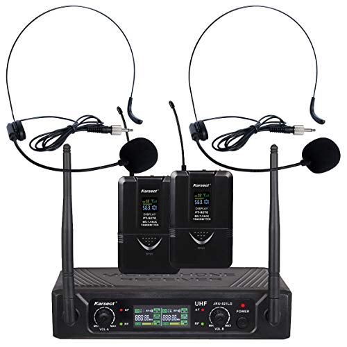 Pack Karsect JRU-521LD lot de 2 microphones sans fil pour éviter les câbles